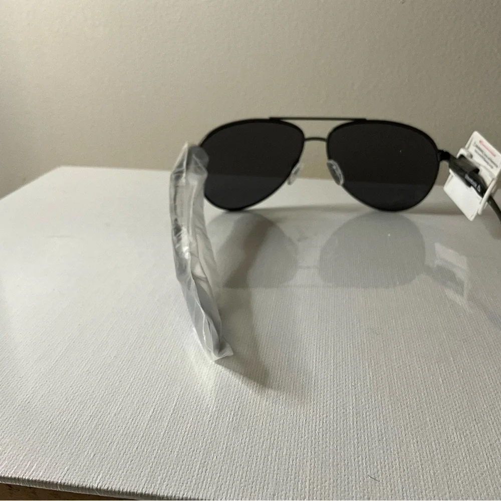 Reebok Metallic and Blue Aviator Sunglasses